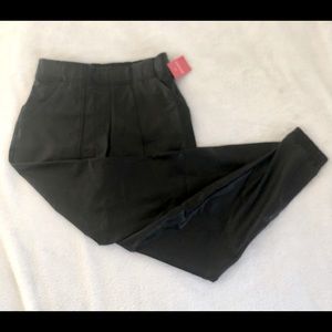 Spanx faux leather jogger pant NWT size M